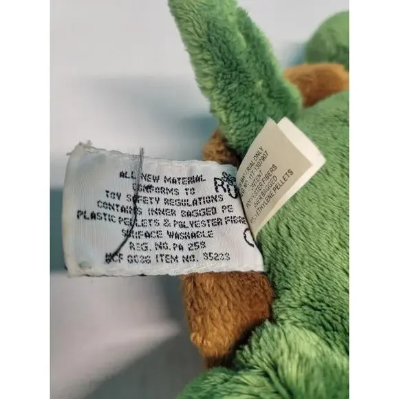 Vintage RUSS Berrie "Shecky" Turtle Stuffed Animal Plush Big Eyes 11" - Picture 10 of 12